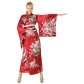 Röd Kimono Klänning