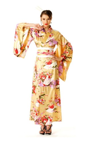 Persika Kimono Klänning