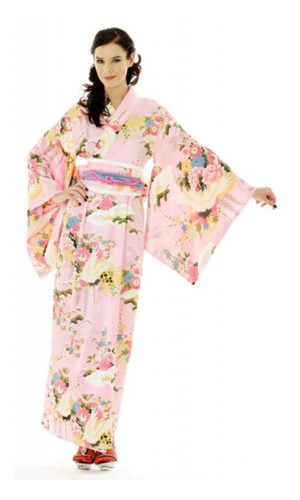 Japanska Kimono Klänning
